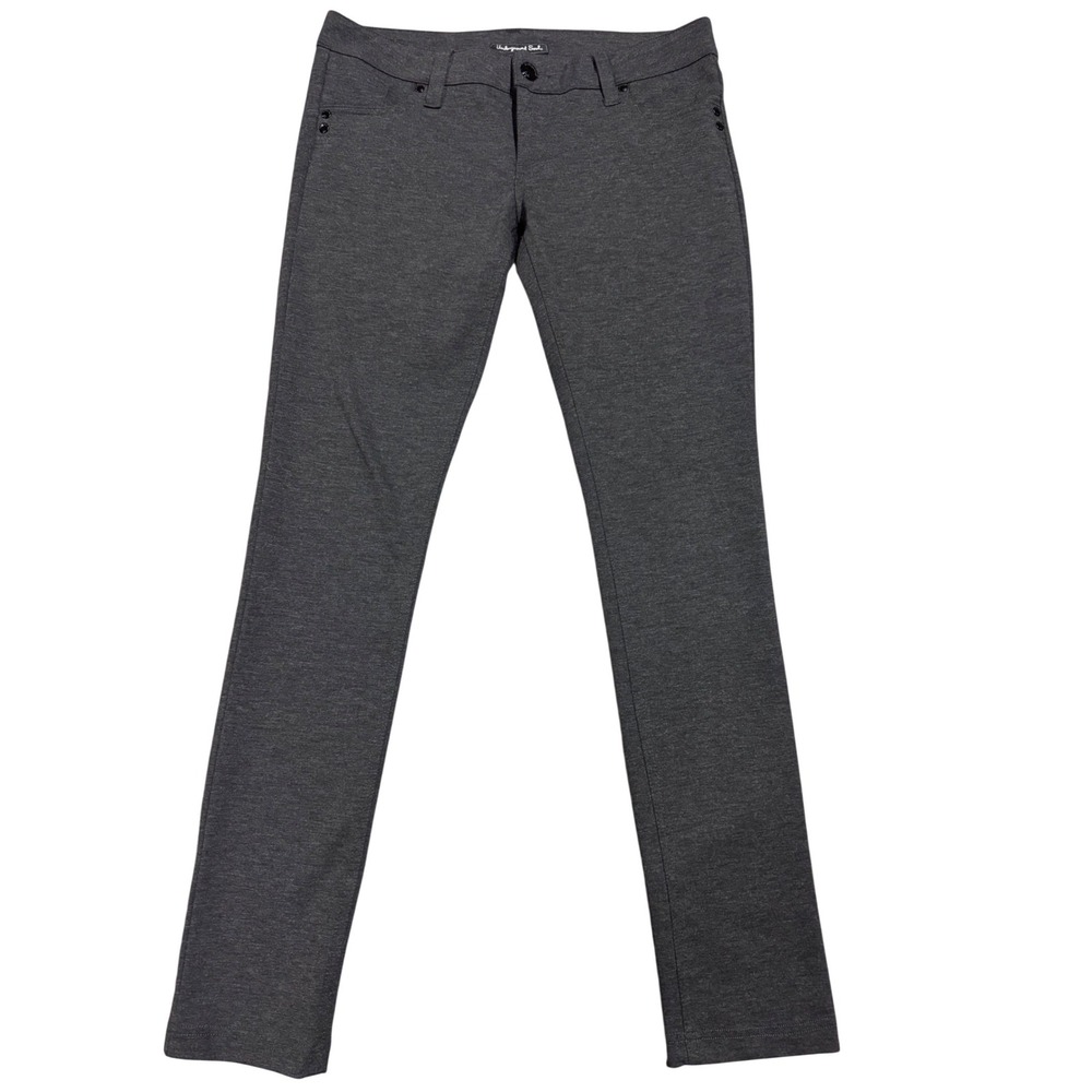 Underground Soul Charcoal Grey Slim Fit Stretch‎ Pants Womens Size 13 UP458JC1